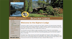 Desktop Screenshot of bighornlodgemontana.com